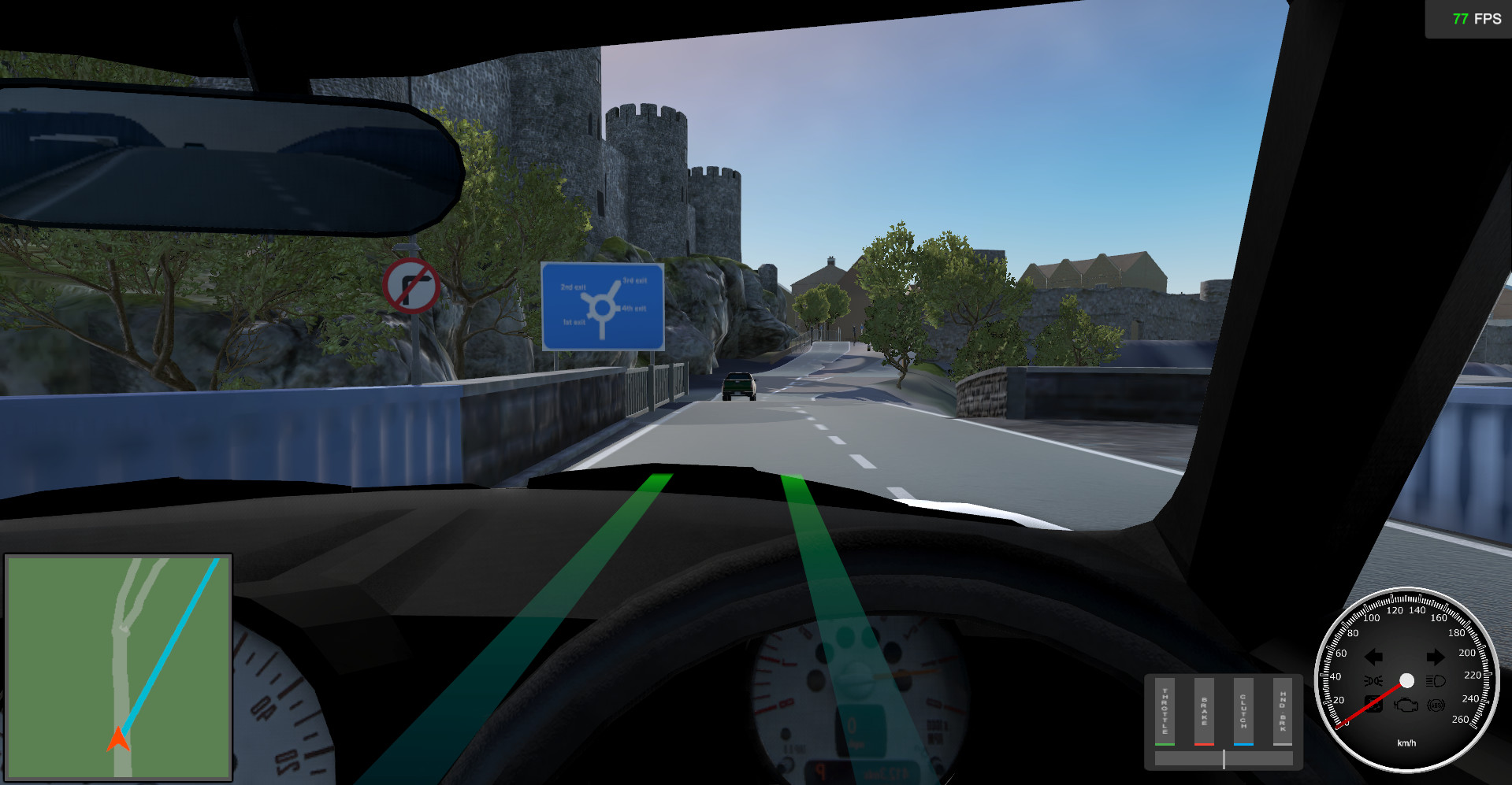 Driving simulation